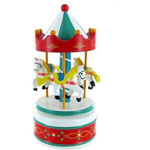 Lutèce Créations Boîte à Musique/carrousel/manège Musical Miniature animé en Bois avec Chevaux et mécanisme Musical à Ressort de 18 Notes (réf: 16005) La flûte enchantée (W. A. Mozart) - Publicité Lutèce Créations Boîte à Musique/carrousel/manège Musical Miniature animé en Bois avec Chevaux et mécanisme Musical à Ressort de 18 Notes (réf: 16005) La flûte enchantée (W. A. Mozart) - Publicité