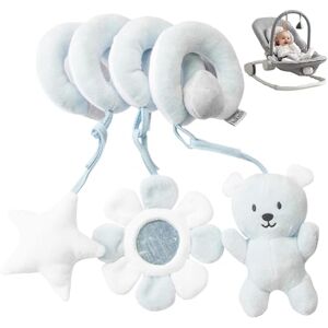 Hperu Jouets de siège de Voiture pour bébés 0 à 6 Mois, Jouets Berceau Amusants en Forme Spirale avec hochets, éducation précoce à Suspendre pour Nouveau-nés, garçons et Filles, Ours – Siège - Publicité Hperu Jouets de siège de Voiture pour bébés 0 à 6 Mois, Jouets Berceau Amusants en Forme Spirale avec hochets, éducation précoce à Suspendre pour Nouveau-nés, garçons et Filles, Ours – Siège - Publicité