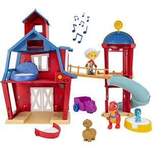 Dino Ranch Clubhouse du, Grand Ensemble de Jeu de 30cm avec Son et lumières, Comprend Un Silo avec Toboggan, Un Pont, Une Salle Extensible, 2 eurs, 2 Dinosaures DNR0123 Multicolore - Publicité Dino Ranch Clubhouse du, Grand Ensemble de Jeu de 30cm avec Son et lumières, Comprend Un Silo avec Toboggan, Un Pont, Une Salle Extensible, 2 eurs, 2 Dinosaures DNR0123 Multicolore - Publicité