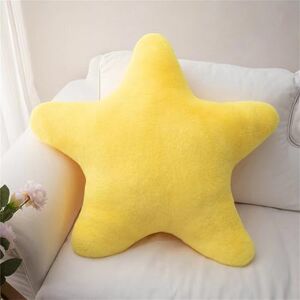 champracer Coussin en peluche pour enfant Doux et moelleux En forme d'étoile Pour la maison et les garçons Pour la maison, la chambre à coucher 18 cm Jaune - Publicité champracer Coussin en peluche pour enfant Doux et moelleux En forme d'étoile Pour la maison et les garçons Pour la maison, la chambre à coucher 18 cm Jaune - Publicité