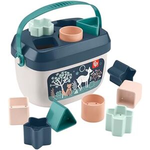 Fisher Price Mon Trieur de Formes Faon, Boite avec 10 Blocs pour Apprendre à Trier et à empiler, Jouet bébé et Enfant dès 6 Mois, HJP20 - Publicité Fisher Price Mon Trieur de Formes Faon, Boite avec 10 Blocs pour Apprendre à Trier et à empiler, Jouet bébé et Enfant dès 6 Mois, HJP20 - Publicité