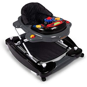 Baninni Trotteur Classic 2-en-1 black dots pour bébé avec fonction balançoire à roulettes, lumière, musique, centre de jeu Table à manger pour bébé pliable à partir de 6 mois - Publicité Baninni Trotteur Classic 2-en-1 black dots pour bébé avec fonction balançoire à roulettes, lumière, musique, centre de jeu Table à manger pour bébé pliable à partir de 6 mois - Publicité