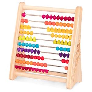 B. toys Deux Fois Plus de Fruits! Boulier en Bois pour Enfants Jouet mathématique Classique avec 100 Perles Jouet éducatif pour l'addition et la soustraction 18 Mois et + - Publicité B. toys Deux Fois Plus de Fruits! Boulier en Bois pour Enfants Jouet mathématique Classique avec 100 Perles Jouet éducatif pour l'addition et la soustraction 18 Mois et + - Publicité
