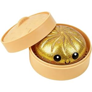 Pufei Giant Glitter Dumpling Toy, 9 x 9 cm, simulé Dumpling Toy, avec rebond et boîte à amortisseurs, jouet fidget en peluche pour famille, adultes, étudiants, maison - Publicité Pufei Giant Glitter Dumpling Toy, 9 x 9 cm, simulé Dumpling Toy, avec rebond et boîte à amortisseurs, jouet fidget en peluche pour famille, adultes, étudiants, maison - Publicité