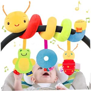 AwnsIMfreien Jouets de siège d'auto Suspendus, Jouet de Poussette bébé, Corde Traction, Jouet siège Voiture Suspendu, Gymnastique, Animal en Peluche avec des Peluches souriantes colorées pour - Publicité AwnsIMfreien Jouets de siège d'auto Suspendus, Jouet de Poussette bébé, Corde Traction, Jouet siège Voiture Suspendu, Gymnastique, Animal en Peluche avec des Peluches souriantes colorées pour - Publicité