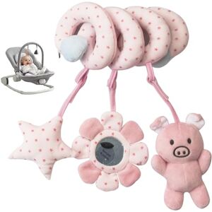 Hperu Jouets de siège de Voiture pour bébés 0 à 6 Mois, Jouets Berceau Amusants en Forme Spirale avec hochets, éducation précoce à Suspendre pour Nouveau-nés, garçons et Filles, Cochon – Siège d - Publicité Hperu Jouets de siège de Voiture pour bébés 0 à 6 Mois, Jouets Berceau Amusants en Forme Spirale avec hochets, éducation précoce à Suspendre pour Nouveau-nés, garçons et Filles, Cochon – Siège d - Publicité