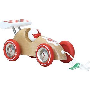 Vilac Voiture de Course à Trainer Voiture Vintage Rouge Jouet Intergénérationnel à Tirer Bois Naturel Jouet Durable A partir de 2 Ans - Publicité Vilac Voiture de Course à Trainer Voiture Vintage Rouge Jouet Intergénérationnel à Tirer Bois Naturel Jouet Durable A partir de 2 Ans - Publicité