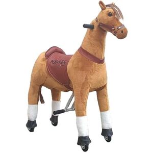 FINOOS Pony Ride Cheval à Bascule Peluche sur Roues Inline Poney Cheval Équitation Peluche MyPony Cheval d'équitation pour Enfants Brun (Small 3-6 Ans) - Publicité FINOOS Pony Ride Cheval à Bascule Peluche sur Roues Inline Poney Cheval Équitation Peluche MyPony Cheval d'équitation pour Enfants Brun (Small 3-6 Ans) - Publicité