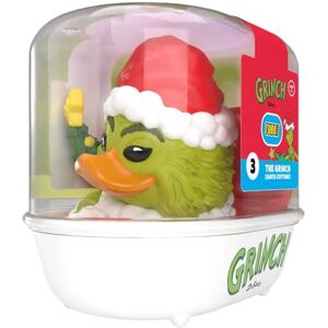TUBBZ Première Édition: Le Grinch Santa Outfit Grinch Figurine en Vinyle De Canard en Cosplay - Publicité TUBBZ Première Édition: Le Grinch Santa Outfit Grinch Figurine en Vinyle De Canard en Cosplay - Publicité
