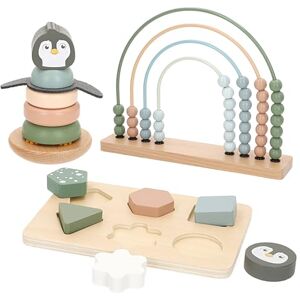 COLORBABY WOOMAX 39251 Lot de 3 Jouets en Bois pour bébé, Abaque Arc-en-Ciel, empilable Pingouin, Couleurs Pastel, à partir de 12 Mois, certifié FSC, Jeu éducatif, Jeux pour bébés - Publicité COLORBABY WOOMAX 39251 Lot de 3 Jouets en Bois pour bébé, Abaque Arc-en-Ciel, empilable Pingouin, Couleurs Pastel, à partir de 12 Mois, certifié FSC, Jeu éducatif, Jeux pour bébés - Publicité