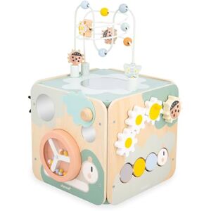 Janod Grand Cube Multi-Activités Sweet Cocoon 11 Activités pour Enfant Jouet d'Éveil Développement Motricité Fine Jouet en Bois FSC Dès 18 Mois,J04060 - Publicité Janod Grand Cube Multi-Activités Sweet Cocoon 11 Activités pour Enfant Jouet d'Éveil Développement Motricité Fine Jouet en Bois FSC Dès 18 Mois,J04060 - Publicité