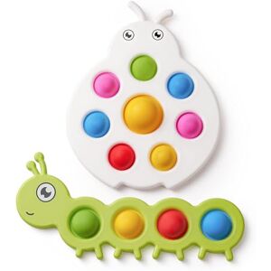 Felly Jouet Fidget Push and Pop Bubble pour Bébés 10 Mois et Plus, Sensorielle pour Anti-Stress & Soulagement de L'anxiété, Cadeau d'anniversaire Fête Noël pour Enfants Tout-Petits Garçons Filles - Publicité Felly Jouet Fidget Push and Pop Bubble pour Bébés 10 Mois et Plus, Sensorielle pour Anti-Stress & Soulagement de L'anxiété, Cadeau d'anniversaire Fête Noël pour Enfants Tout-Petits Garçons Filles - Publicité