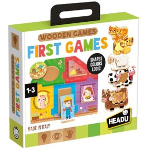 Headu Wooden Games First Games Formes, Couleurs et Premières Notions de Logique Jeu Éducatif en Bois 1-3 Ans, Motricité Fine, Associations et Empilements, Idée Cadeau, Fabriqué en Italie - Publicité Headu Wooden Games First Games Formes, Couleurs et Premières Notions de Logique Jeu Éducatif en Bois 1-3 Ans, Motricité Fine, Associations et Empilements, Idée Cadeau, Fabriqué en Italie - Publicité