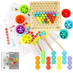 UGBO Jouets Éveil Montessori Perles Jeu de Tri Formes et Couleurs Jeux Motricité Fine Jouet Perle Montessori Jouets en Bois Bebe 3 4 5 6 Ans Enfants Cadeau Anniversaire pour Garçon Fille - Publicité UGBO Jouets Éveil Montessori Perles Jeu de Tri Formes et Couleurs Jeux Motricité Fine Jouet Perle Montessori Jouets en Bois Bebe 3 4 5 6 Ans Enfants Cadeau Anniversaire pour Garçon Fille - Publicité