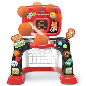 VTech Bébé Multisport Interactif Rouge et Noir, Structure de Motricité Bébé 2 en 1, Cage de Foot, Panier de Basket avec Tableau de Score et Ballons, Cadeau Enfant Dès 1 an Contenu en Français - Publicité VTech Bébé Multisport Interactif Rouge et Noir, Structure de Motricité Bébé 2 en 1, Cage de Foot, Panier de Basket avec Tableau de Score et Ballons, Cadeau Enfant Dès 1 an Contenu en Français - Publicité