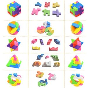 ICEPAPA , 10 pièces Gomme Puzzle Cube, Gomme enfant, convient comme petits Cadeaux Anniversaire Enfant, prix de Tombola pour Enfants ou Gadget Anniversaire Enfant (Contient 5 formes) - Publicité ICEPAPA , 10 pièces Gomme Puzzle Cube, Gomme enfant, convient comme petits Cadeaux Anniversaire Enfant, prix de Tombola pour Enfants ou Gadget Anniversaire Enfant (Contient 5 formes) - Publicité