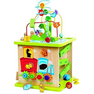 Hape Activité en bois avec perles de safari sauvage - Publicité Hape Activité en bois avec perles de safari sauvage - Publicité
