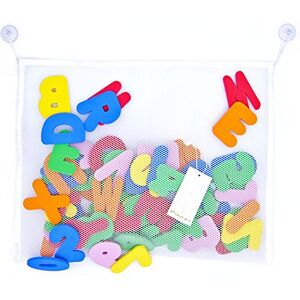 Paizizi Lettres Bain Nombres de Mousse 36-pièces Alphabet Jouet Bain avec Filet Organisateur (40x35cm) - Publicité Paizizi Lettres Bain Nombres de Mousse 36-pièces Alphabet Jouet Bain avec Filet Organisateur (40x35cm) - Publicité