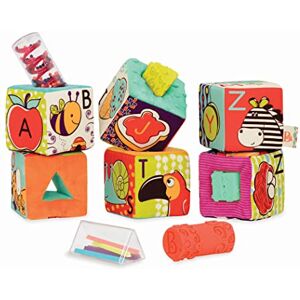 B. toys Fête de Quartier de l'aBc Blocs alphabétiques Souples 6 Blocs de Construction et 5 Inserts pour bébés Lettres et Animaux Jouet sensoriel et éducatif pour bébé 6 Mois et + - Publicité B. toys Fête de Quartier de l'aBc Blocs alphabétiques Souples 6 Blocs de Construction et 5 Inserts pour bébés Lettres et Animaux Jouet sensoriel et éducatif pour bébé 6 Mois et + - Publicité