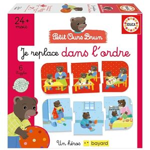 Educa Apprendre à ordonner des suites logiques Le Petit Ours Brun. Utiliser des scènes de la Vie Quotidienne dans lesquelles l’Enfant Peut reconnaître des séquences logiques (19878) - Publicité Educa Apprendre à ordonner des suites logiques Le Petit Ours Brun. Utiliser des scènes de la Vie Quotidienne dans lesquelles l’Enfant Peut reconnaître des séquences logiques (19878) - Publicité