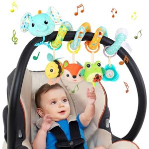 Jouets en spirale à suspendre pour poussette et siège de voiture pour bébés de 0 à 6 mois, jouets d'activité en peluche pour lit, berceau, porte-bébé, cadeaux (chouette Jouets en spirale à suspendre pour poussette et siège de voiture pour bébés de 0 à 6 mois, jouets d'activité en peluche pour lit, berceau, porte-bébé, cadeaux (chouette