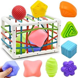 Mailesi Jouet Bebe 1 2 Ans, Montessori Sensoriel Jeux pour Bébé 12 18 Mois, Trieur de Formes avec Boules Texturées Balles Sensorielles Cube d'activité de Développement Jouet Enfant Fille Garcon Cadeau - Publicité Mailesi Jouet Bebe 1 2 Ans, Montessori Sensoriel Jeux pour Bébé 12 18 Mois, Trieur de Formes avec Boules Texturées Balles Sensorielles Cube d'activité de Développement Jouet Enfant Fille Garcon Cadeau - Publicité