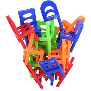 Tnfeeon Chaises en Plastique Balance 18 PCS Multicolore Mini Empilant Intelligence Jeux Empilables Chaise Jouet Plastique Jeu Apprentissage pour Petites Enfants - Publicité Tnfeeon Chaises en Plastique Balance 18 PCS Multicolore Mini Empilant Intelligence Jeux Empilables Chaise Jouet Plastique Jeu Apprentissage pour Petites Enfants - Publicité