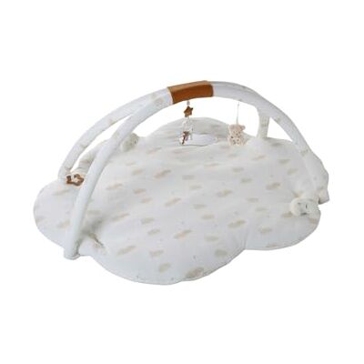 Vertbaudet Jouet Bébé Tapis d'Éveil avec Arches et Rebord Nuage TU motricité fine, stimulation sensorielle, à suspendre, coordination, manipulation, miroir - Publicité Vertbaudet Jouet Bébé Tapis d'Éveil avec Arches et Rebord Nuage TU motricité fine, stimulation sensorielle, à suspendre, coordination, manipulation, miroir - Publicité