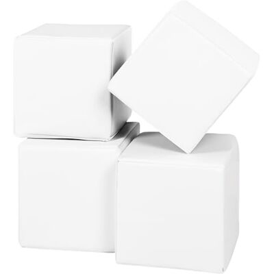 Velinda Cubes Lot de 4 Blocs en Mousse pour Jouer à la crèche (Couleur: Blanc) - Publicité Velinda Cubes Lot de 4 Blocs en Mousse pour Jouer à la crèche (Couleur: Blanc) - Publicité