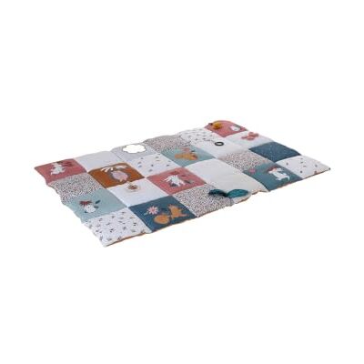 Vertbaudet Jouet Bébé Grand Tapis d'Éveil Peluche Dentition Rétro Flower TU - Publicité Vertbaudet Jouet Bébé Grand Tapis d'Éveil Peluche Dentition Rétro Flower TU - Publicité