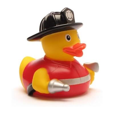 Duckshop Canard de Bain Pompier - Publicité Duckshop Canard de Bain Pompier - Publicité