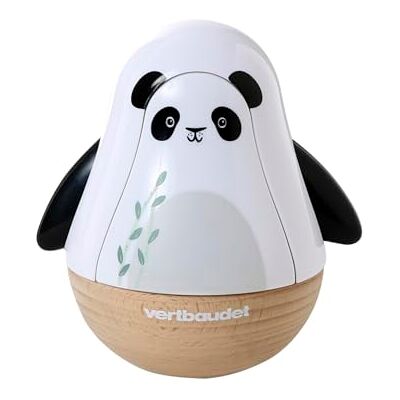 Vertbaudet Culbuto Musical Panda Tanzanie en Bois FSC® Blanc TU - Publicité Vertbaudet Culbuto Musical Panda Tanzanie en Bois FSC® Blanc TU - Publicité