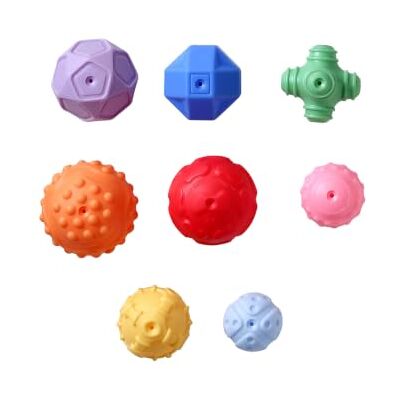 Vertbaudet Jouet Bébé Lot de 8 Balles Sensorielles Texturé Jaune TU - Publicité Vertbaudet Jouet Bébé Lot de 8 Balles Sensorielles Texturé Jaune TU - Publicité