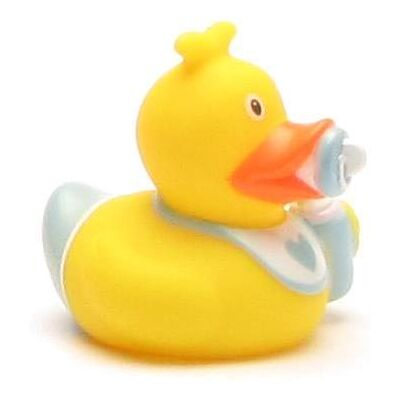 Duckshop I Mini canard de bain bébé garçon I Canard de bain couineur I L : 5 cm - Publicité Duckshop I Mini canard de bain bébé garçon I Canard de bain couineur I L : 5 cm - Publicité