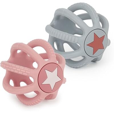 BIECO set de 2 balles sensorielles beb Twilight jouet dentition bébé - Publicité BIECO set de 2 balles sensorielles beb Twilight jouet dentition bébé - Publicité