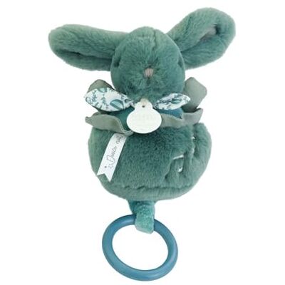 Doudou et Compagnie Boîte à Musique Lapin Doudou vert sauge – Peluche Musicale Ultra Douce Bébé avec Anneau Bois – Doudou Veilleuse Berceuse pour Endormir Bébé – Idée Cadeau Naissance DC4367 - Publicité Doudou et Compagnie Boîte à Musique Lapin Doudou vert sauge – Peluche Musicale Ultra Douce Bébé avec Anneau Bois – Doudou Veilleuse Berceuse pour Endormir Bébé – Idée Cadeau Naissance DC4367 - Publicité