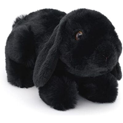 Uni-Toys Lapin bélier Noir, couché – 20 cm (Longueur) – Peluche Lapin – Doudou - Publicité Uni-Toys Lapin bélier Noir, couché – 20 cm (Longueur) – Peluche Lapin – Doudou - Publicité