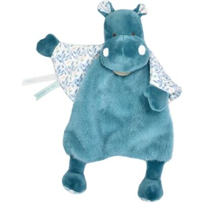 Baby Nat ' Doudou Plat Bébé Tout Doux Hippopotame Bazile Bleu Collection Bazile Idée Cadeau de Naissance Doudou Bébé Tout Doux Facile à Attraper et à Câliner Lavable Machine à 30° BN6090 - Publicité Baby Nat ' Doudou Plat Bébé Tout Doux Hippopotame Bazile Bleu Collection Bazile Idée Cadeau de Naissance Doudou Bébé Tout Doux Facile à Attraper et à Câliner Lavable Machine à 30° BN6090 - Publicité