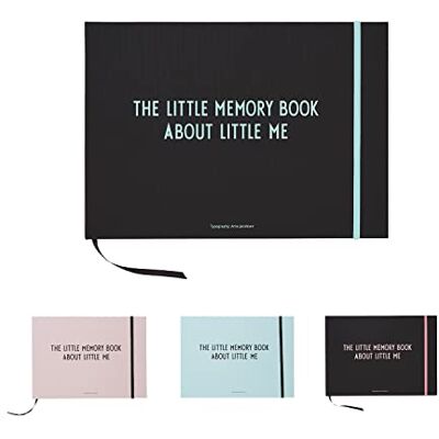 Design Letters Le petit livre de souvenirs (Noir/Turquoise) Gardez les souvenirs de votre enfant, ajoutez les jalons des 7 premières années, y compris les enveloppes et les signets, L:30 x L:21cm - Publicité Design Letters Le petit livre de souvenirs (Noir/Turquoise) Gardez les souvenirs de votre enfant, ajoutez les jalons des 7 premières années, y compris les enveloppes et les signets, L:30 x L:21cm - Publicité