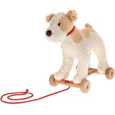 Egmont Toys Pull-Along Animaux en Peluche 4 Modèles de Peluches à tirer vers l'arrière (Chien Eliot, Ours Raoul, Mouton Mary, Ours Walter), Roues en Bois & Peluche Douce, A partir de 12 Mois (Eliot - Publicité Egmont Toys Pull-Along Animaux en Peluche 4 Modèles de Peluches à tirer vers l'arrière (Chien Eliot, Ours Raoul, Mouton Mary, Ours Walter), Roues en Bois & Peluche Douce, A partir de 12 Mois (Eliot - Publicité
