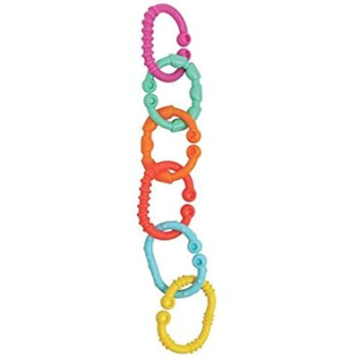 Playgro Jouet pour Poussette, 24 Anneaux, À partir de 3 Mois, Loopy Links, Multicolore, 40134 - Publicité Playgro Jouet pour Poussette, 24 Anneaux, À partir de 3 Mois, Loopy Links, Multicolore, 40134 - Publicité