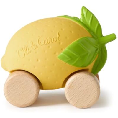 Oli & Carol Voiture et jouet de dentition Citron - Jouet bébé - Publicité Oli & Carol Voiture et jouet de dentition Citron - Jouet bébé - Publicité
