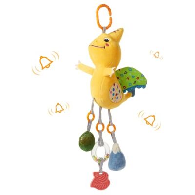 TUMAMA KIDS Jouet de poussette pour bébé à partir de 0, 2, 3, 4, 6, 7, 9, 12 mois, arche de jeu dinosaure, pendentif jouet de préhension jouet pour bébé avec hochet et anneau de dentition, jouet - Publicité TUMAMA KIDS Jouet de poussette pour bébé à partir de 0, 2, 3, 4, 6, 7, 9, 12 mois, arche de jeu dinosaure, pendentif jouet de préhension jouet pour bébé avec hochet et anneau de dentition, jouet - Publicité