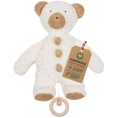 Efie — Bio Doudou Musical – Teddy en Coton 100% Bio GOTS certifiée Rembourrage de Laine de Mouton fabriqué en Allemagne Jouet Durable pour bébé Mélodie „Berceuse de Brahms - Publicité Efie — Bio Doudou Musical – Teddy en Coton 100% Bio GOTS certifiée Rembourrage de Laine de Mouton fabriqué en Allemagne Jouet Durable pour bébé Mélodie „Berceuse de Brahms - Publicité