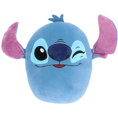 Disney Lilo & Stitch Peluche Stitch 22 cm – Jouet en Peluche Ultra Doux à Effet Squishy – Coussin Décoratif Bleu – Idée Cadeau Enfant – Produit Officiel - Publicité Disney Lilo & Stitch Peluche Stitch 22 cm – Jouet en Peluche Ultra Doux à Effet Squishy – Coussin Décoratif Bleu – Idée Cadeau Enfant – Produit Officiel - Publicité