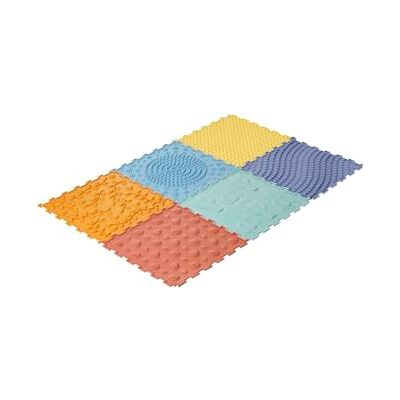 Vertbaudet Tapis dalles sensorielles en silicone multicolore TU - Publicité Vertbaudet Tapis dalles sensorielles en silicone multicolore TU - Publicité