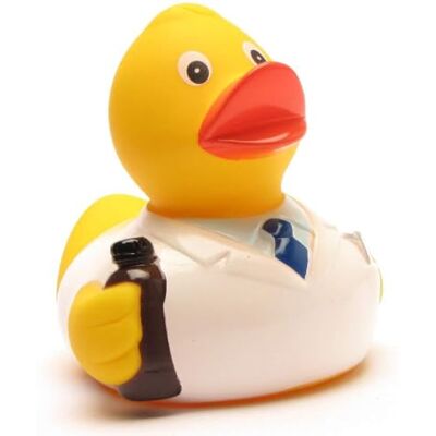 Duckshop Canard de Bain Pharmacien Canard de bano Canard de Plastique L: 8 cm - Publicité Duckshop Canard de Bain Pharmacien Canard de bano Canard de Plastique L: 8 cm - Publicité