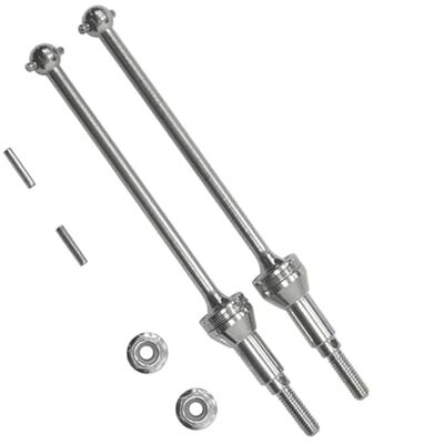 QAWSED Compatible avec HBX pour HAIBOXING 901 901A 903 903A 905 905A 1/12 RC Car Upgrades Parts Accessoires De Rechange 2 Pièces Arbre De Transmission Avant en Métal Accessoires Voitures RC - Publicité QAWSED Compatible avec HBX pour HAIBOXING 901 901A 903 903A 905 905A 1/12 RC Car Upgrades Parts Accessoires De Rechange 2 Pièces Arbre De Transmission Avant en Métal Accessoires Voitures RC - Publicité