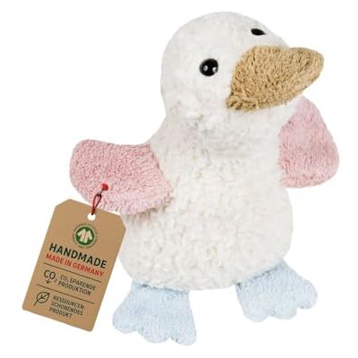 Efie Ente - 19 x 11 cm - extérieur coton biologique - garniture laine biologique - peluche - Publicité Efie Ente - 19 x 11 cm - extérieur coton biologique - garniture laine biologique - peluche - Publicité