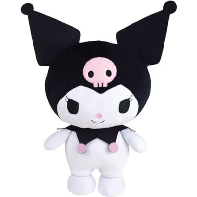 Jemini Peluche Kuromi 40 cm Coussin Moelleux Noir et Blanc Doudou Bébé Lavable Licence Officielle Sanrio Jouet d'Éveil Kawaii Dès la Naissance Idée Cadeau Enfant Anniversaire Noël 024567 - Publicité Jemini Peluche Kuromi 40 cm Coussin Moelleux Noir et Blanc Doudou Bébé Lavable Licence Officielle Sanrio Jouet d'Éveil Kawaii Dès la Naissance Idée Cadeau Enfant Anniversaire Noël 024567 - Publicité